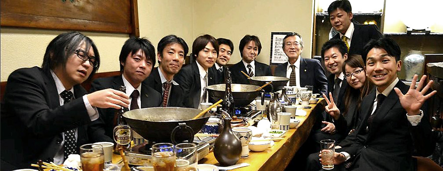 shabu shabu dinner party in Tokyo