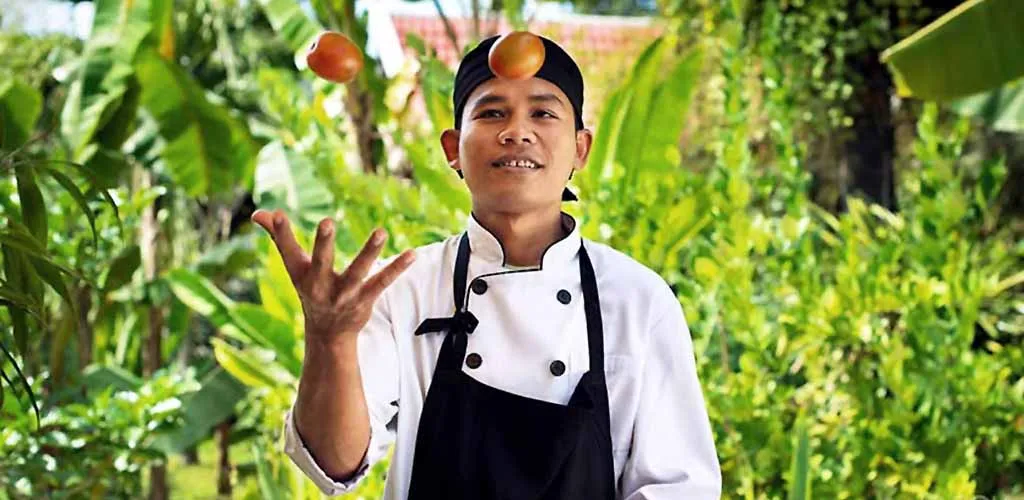Chef of a hotel in Cambodia