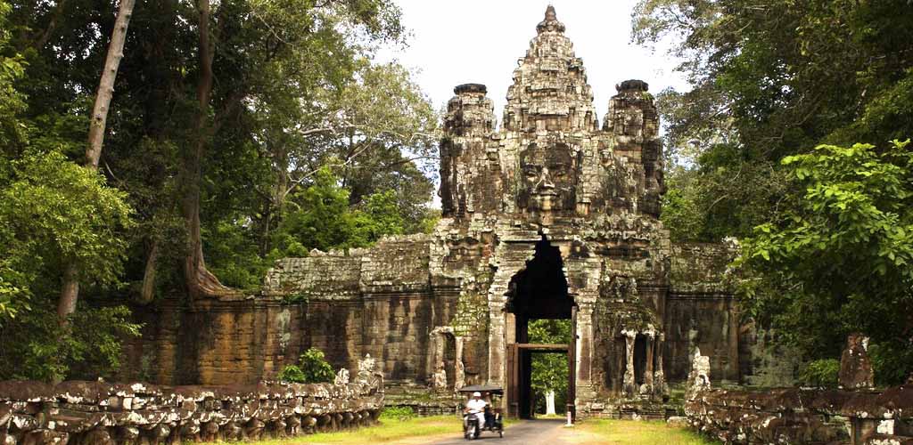 Stone gate at Angkor