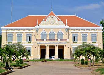 Former governor's residence in Battambang, Cambodia