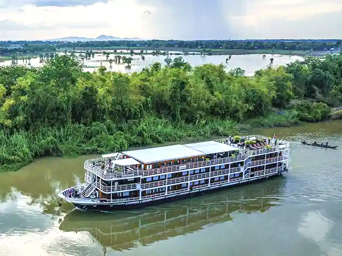 Cruise ship on the Mekong River, Vietnam