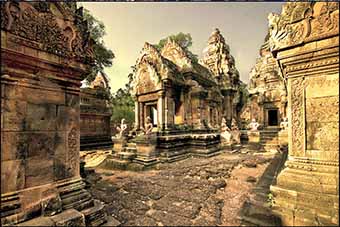 Spiritual Banteay Srei Temple