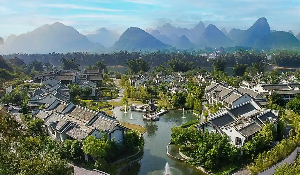 Banyan Tree Yanshuo aerial photo