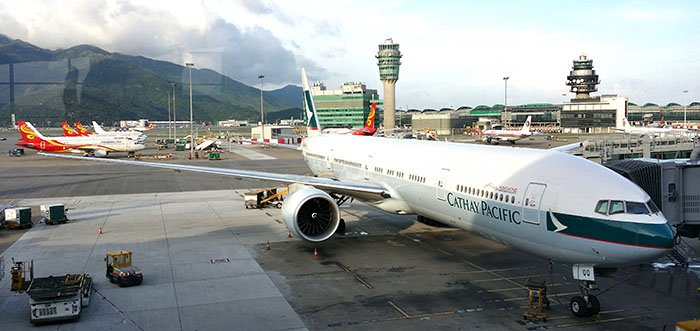 Hong Kong Airport view