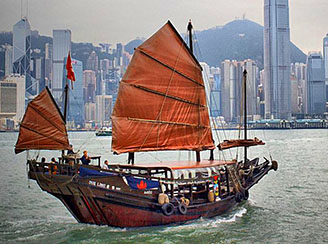 Hong Kong harbor cruise