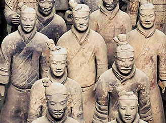  Xian terra cotta warriors, China