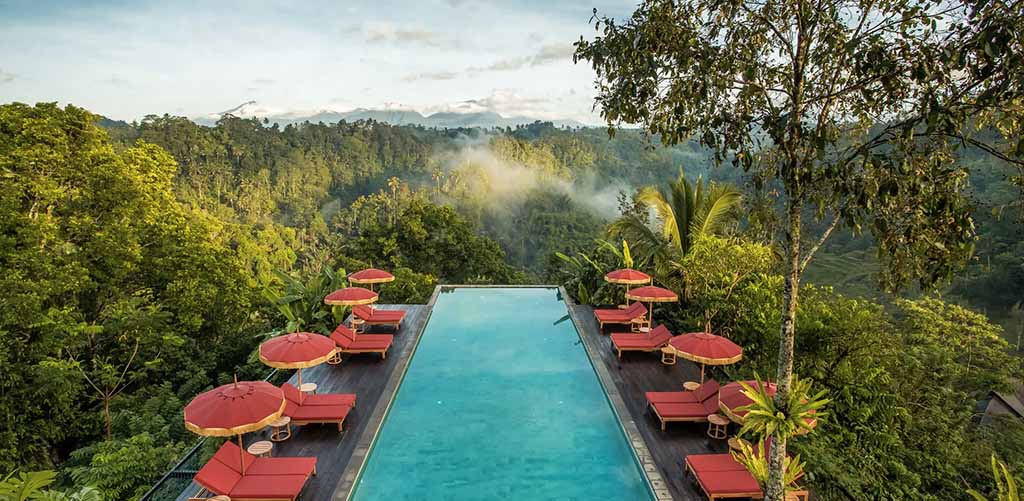 Buahan resort pool in Bali