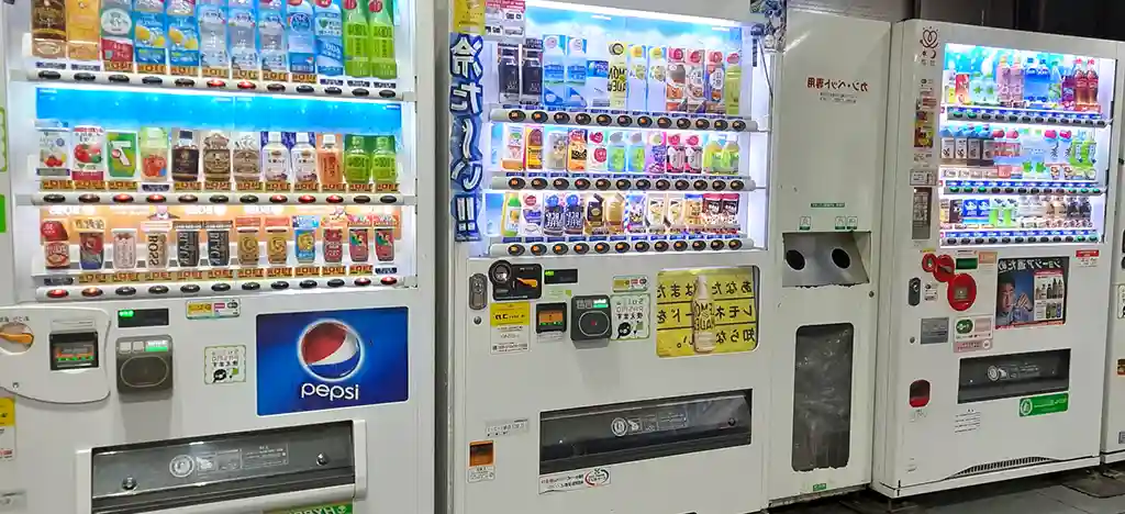 Japanese Jidohanbaiki (vending machines)