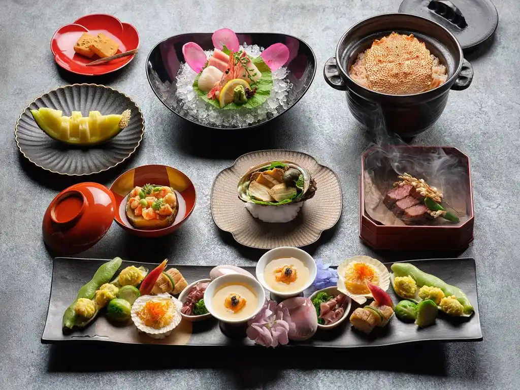 Kaiseki meal in Japan