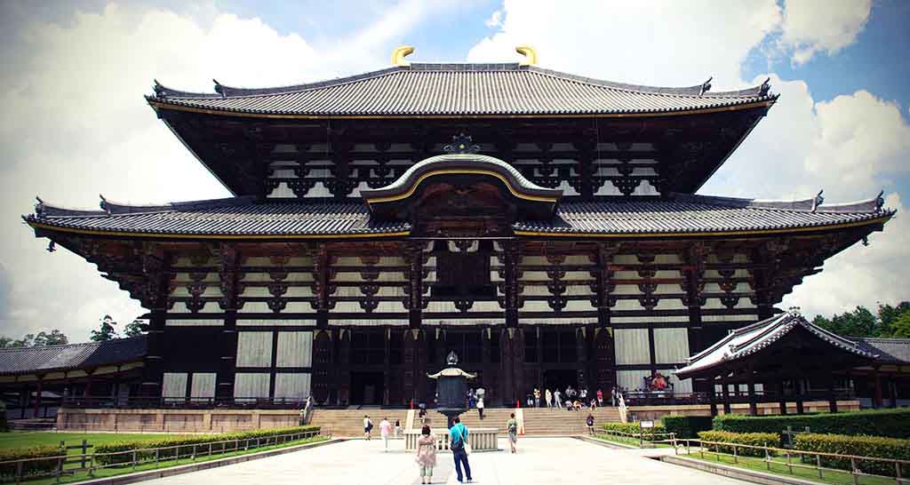 Todaiji Golden Hall in Nara, Japan