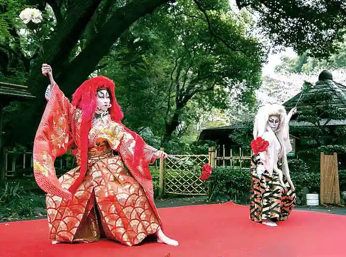 Kabuki performers in Japan