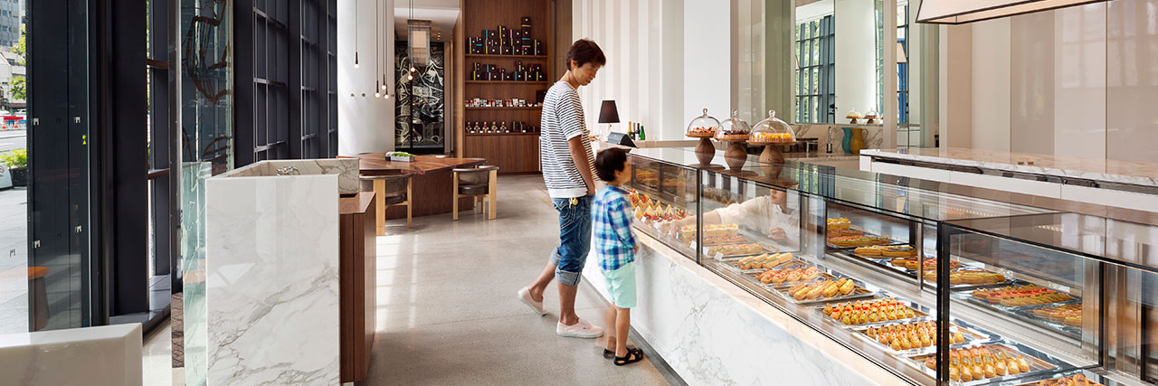 Bakery at the Andaz luxury hotel in Tokyo, Japan