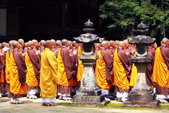 Mount koya monks