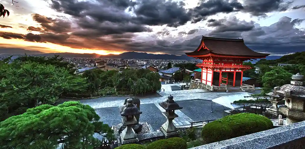 Japanese Temple View