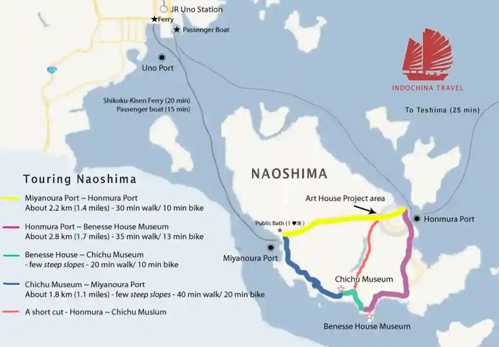 Naoshima Travel Map