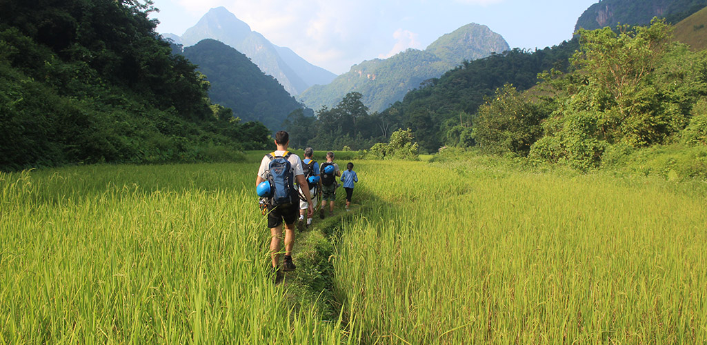 Hiking in Muang Ngoi, Laos