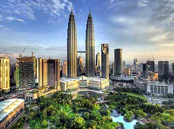 Kuala Lumpur from the air