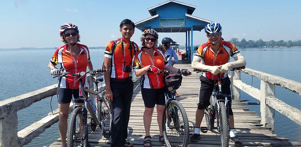 Bicycling tour of Mandalay in Myanmar
