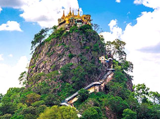 Mount Popa temple, Myanmar