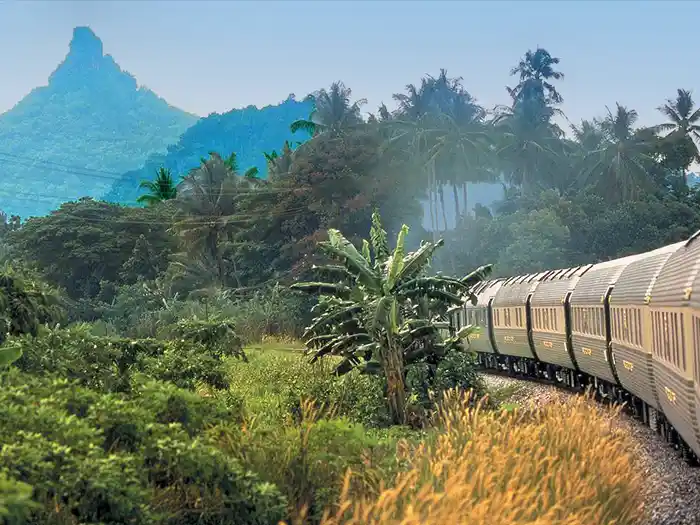 Belmond Luxury train in jungles of Malaysia