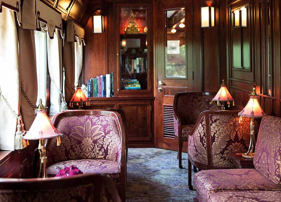 Eastern & Oriental Express luxury train Saloon Car