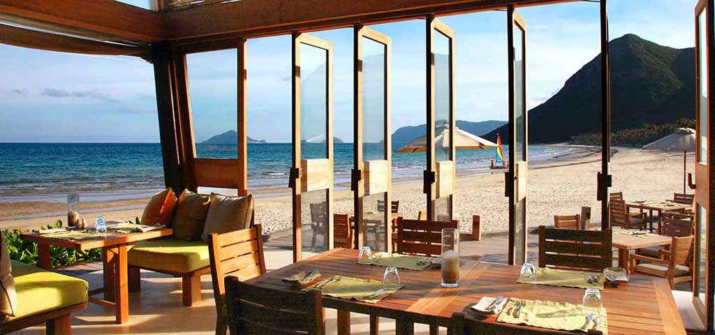 Six Senses Con Dao Beachfront dining room