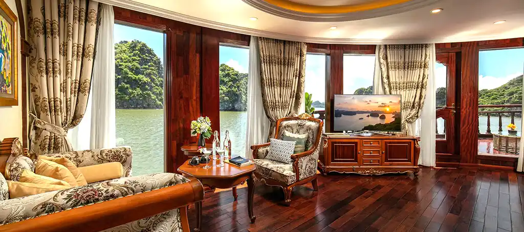 Halong Bay Emperor Cruises Kng Suite room