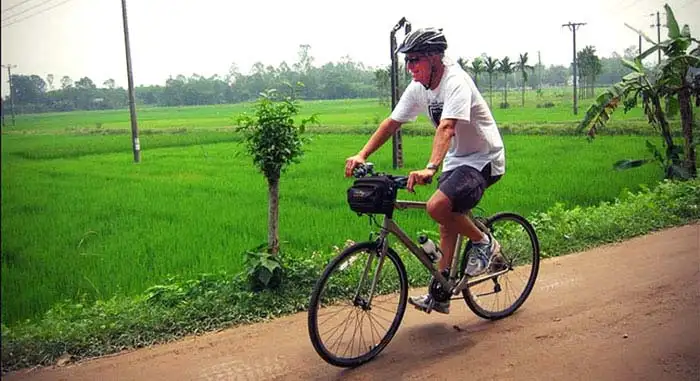 Cycling in Hue, Vietnam
