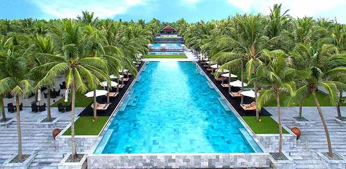 Vietnam's Nam Hai luxury hotel infinity pool