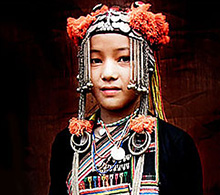 Asia photography tour subject - Akha girl